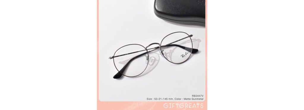 กรอบแว่นสายตา Ray-Ban RB3447V พร้อมป้ายระบุขนาด 53-21-145 มม.