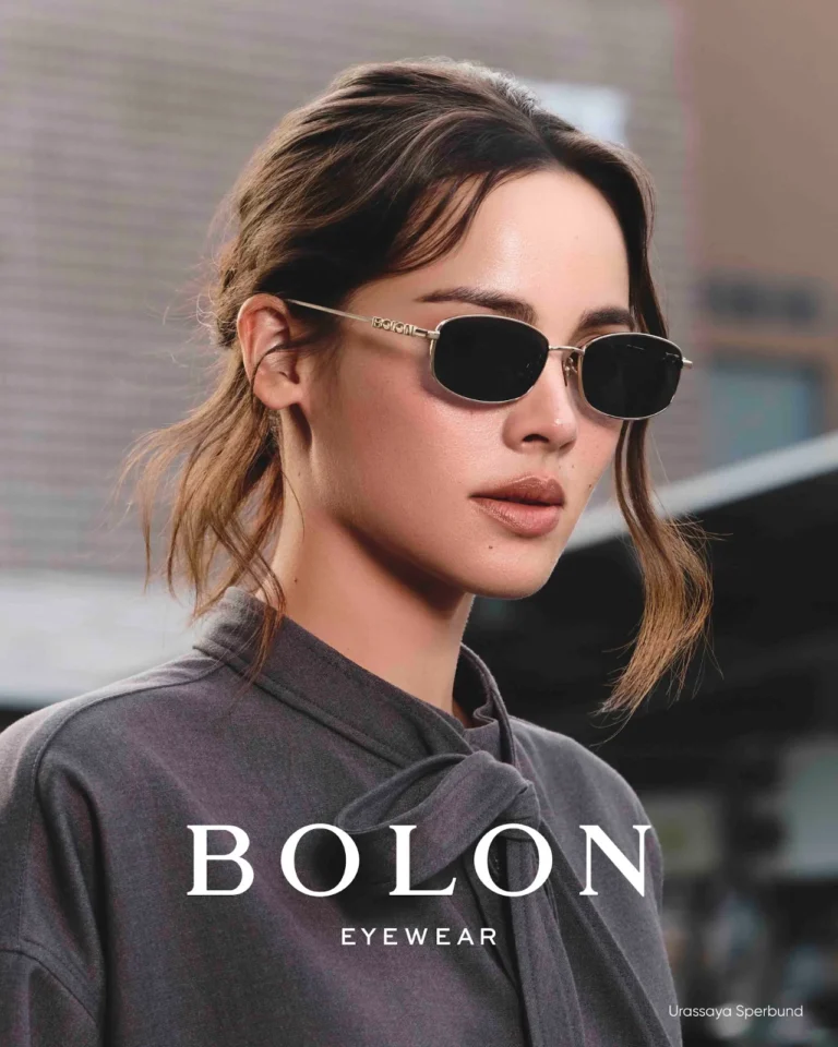 ญาญ่า อุรัสยา สวมแว่นกันแดด BOLON BL7217 สี C60 จากคอลเลกชัน Fall/Winter 2026