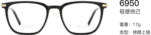 แว่นสายตา HELES รุ่น 6950 มุมที่ 2