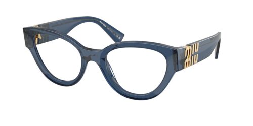 กรอบแว่นสายตา MIU MIU MU01VV สีน้ำเงิน (08Q1O1) ที่ร้านแว่น GIFTGREATS