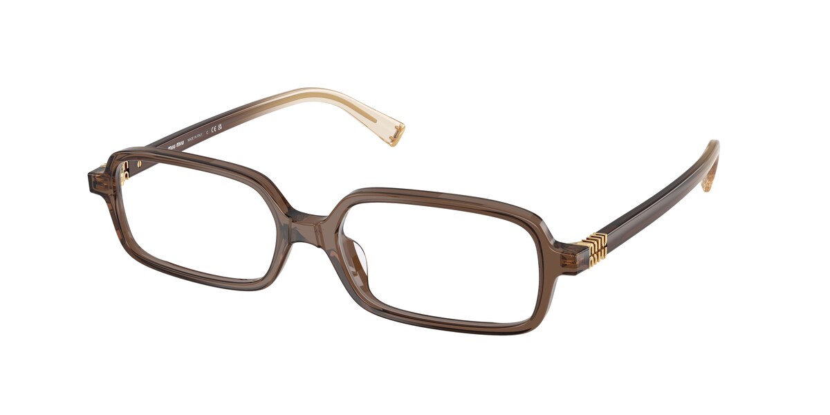 กรอบแว่นสายตา MIU MIU MU01YVF สีสีน้ำตาลโปร่งใส (23H1O1) ที่ร้านแว่น GIFTGREATS