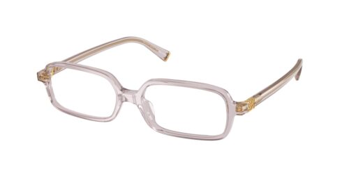 กรอบแว่นสายตา MIU MIU MU01YVF สีสีม่วงโปร่งใส (12W1O1) ที่ร้านแว่น GIFTGREATS