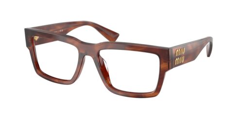 กรอบแว่นสายตา MIU MIU MU02XV สีน้ำตาล (26E1O1) ที่ร้านแว่น GIFTGREATS