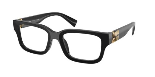 กรอบแว่นสายตา MIU MIU MU02YVF สีดำ (16K1O1) ที่ร้านแว่น GIFTGREATS
