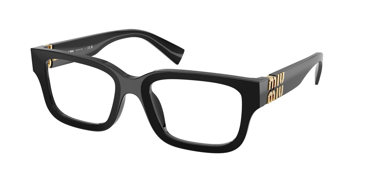 กรอบแว่นสายตา MIU MIU MU02YVF สีดำ (16K1O1) ที่ร้านแว่น GIFTGREATS