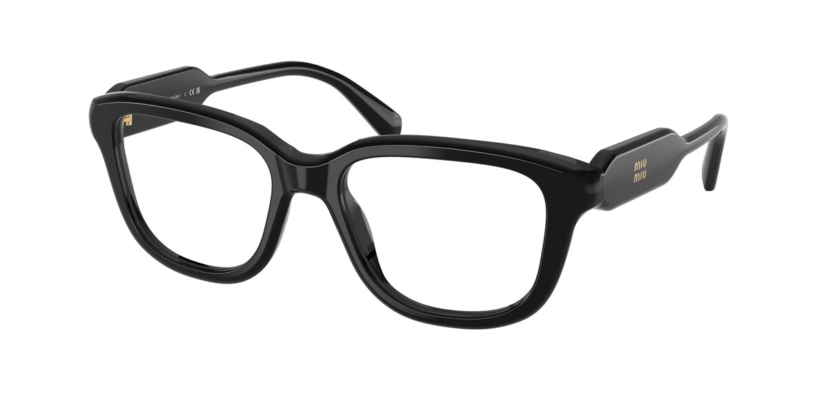 กรอบแว่นสายตา MIU MIU MU02ZVF สีดำ (16K1O1) ที่ร้านแว่น GIFTGREATS