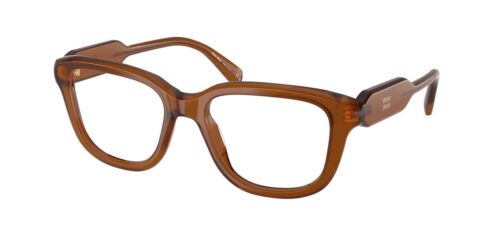 กรอบแว่นสายตา MIU MIU MU02ZVF สีน้ำตาลโอปอล (22I1O1) ที่ร้านแว่น GIFTGREATS