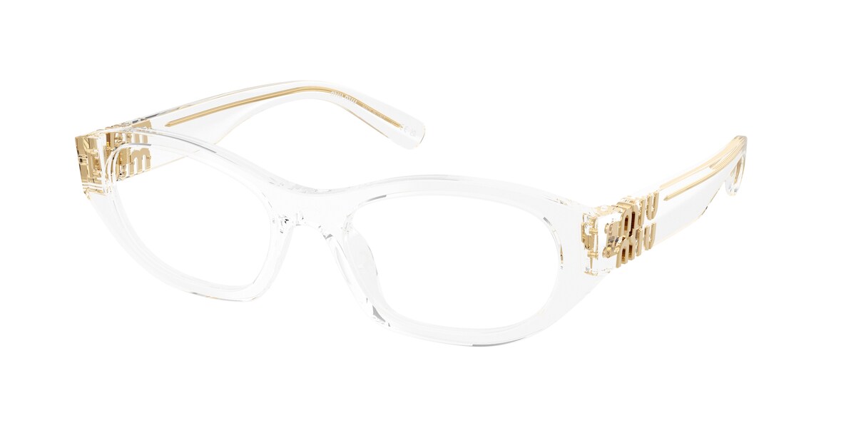 กรอบแว่นสายตา MIU MIU MU03WVF สีโปร่งใส (15Z1O1) ที่ร้านแว่น GIFTGREATS