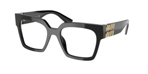 กรอบแว่นสายตา MIU MIU MU04UV สีดำ (1AB1O1) ที่ร้านแว่น GIFTGREATS