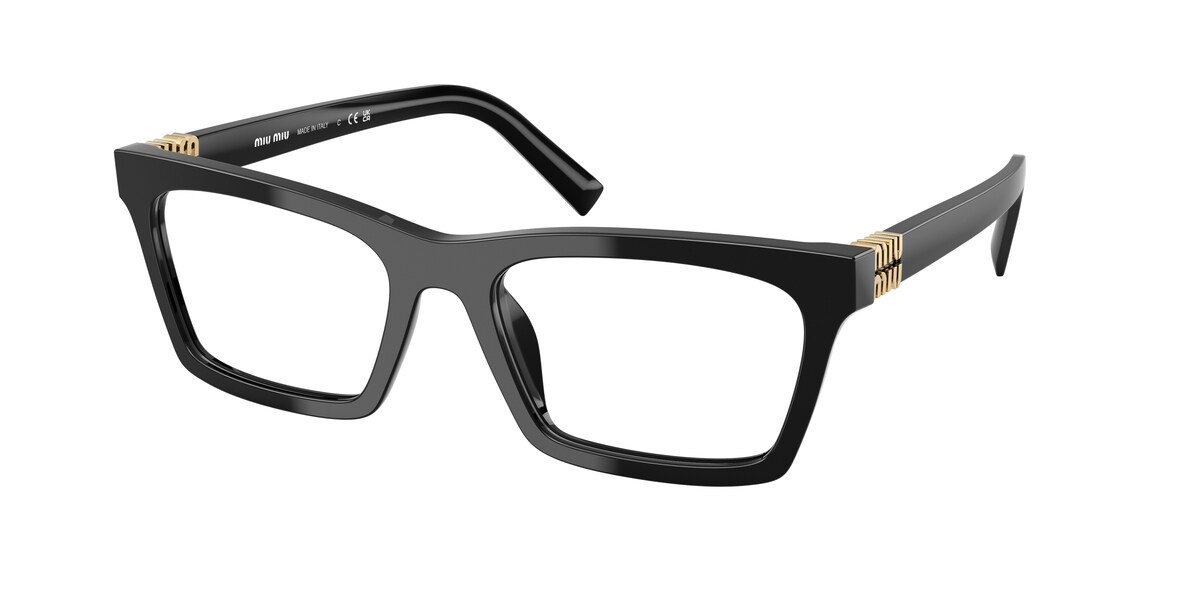 กรอบแว่นสายตา MIU MIU MU04WVF สีดำ (16K1O1) ที่ร้านแว่น GIFTGREATS