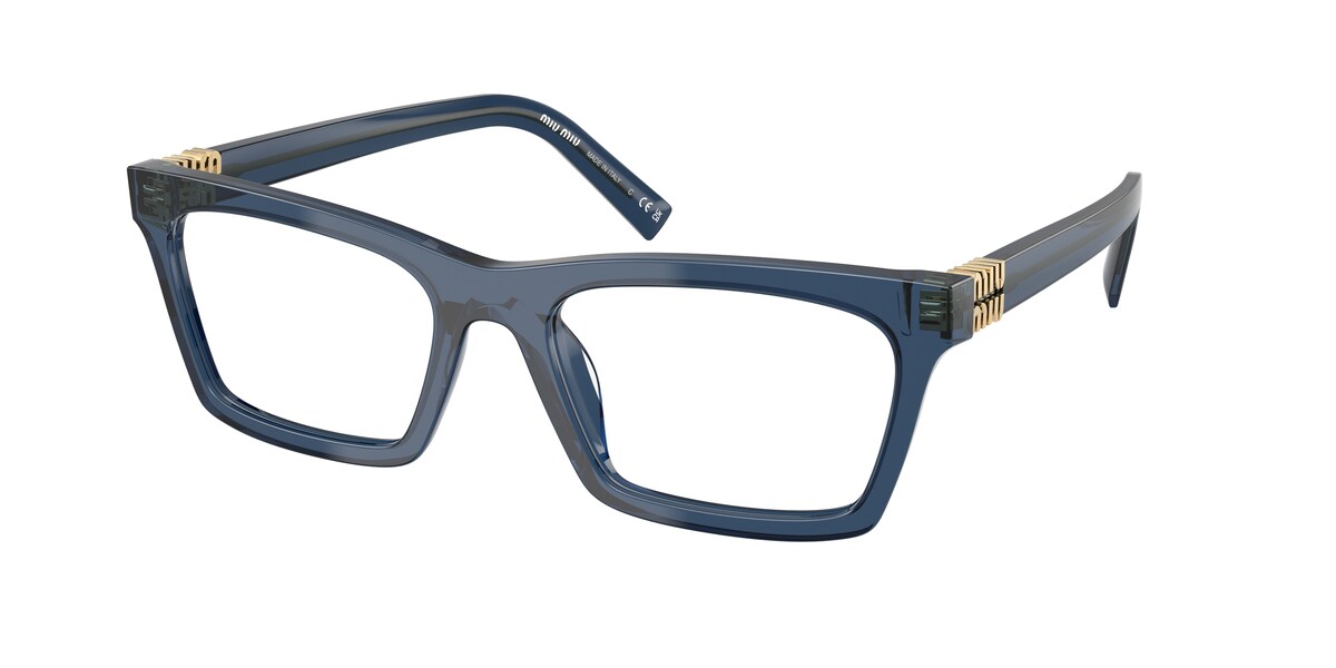 กรอบแว่นสายตา MIU MIU MU04WVF สีน้ำเงิน (08Q101) ที่ร้านแว่น GIFTGREATS