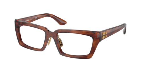 กรอบแว่นสายตา MIU MIU MU04XVF สีน้ำตาล (11Q1O1) ที่ร้านแว่น GIFTGREATS