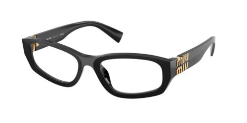 กรอบแว่นสายตา MIU MIU MU04YV สีดำ (16K1O1) ที่ร้านแว่น GIFTGREATS