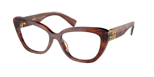 กรอบแว่นสายตา MIU MIU MU05VV สีน้ำตาล (11Q1O1) ที่ร้านแว่น GIFTGREATS