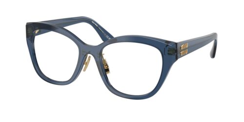 กรอบแว่นสายตา MIU MIU MU05XVF สีน้ำเงิน (08Q1O1) ที่ร้านแว่น GIFTGREATS