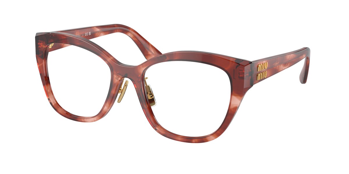 กรอบแว่นสายตา MIU MIU MU05XVF สีแดง (12Q1O1) ที่ร้านแว่น GIFTGREATS