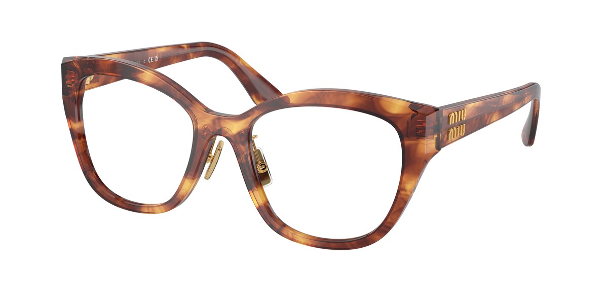 กรอบแว่นสายตา MIU MIU MU05XVF สีน้ำตาล (11Q1O1) ที่ร้านแว่น GIFTGREATS