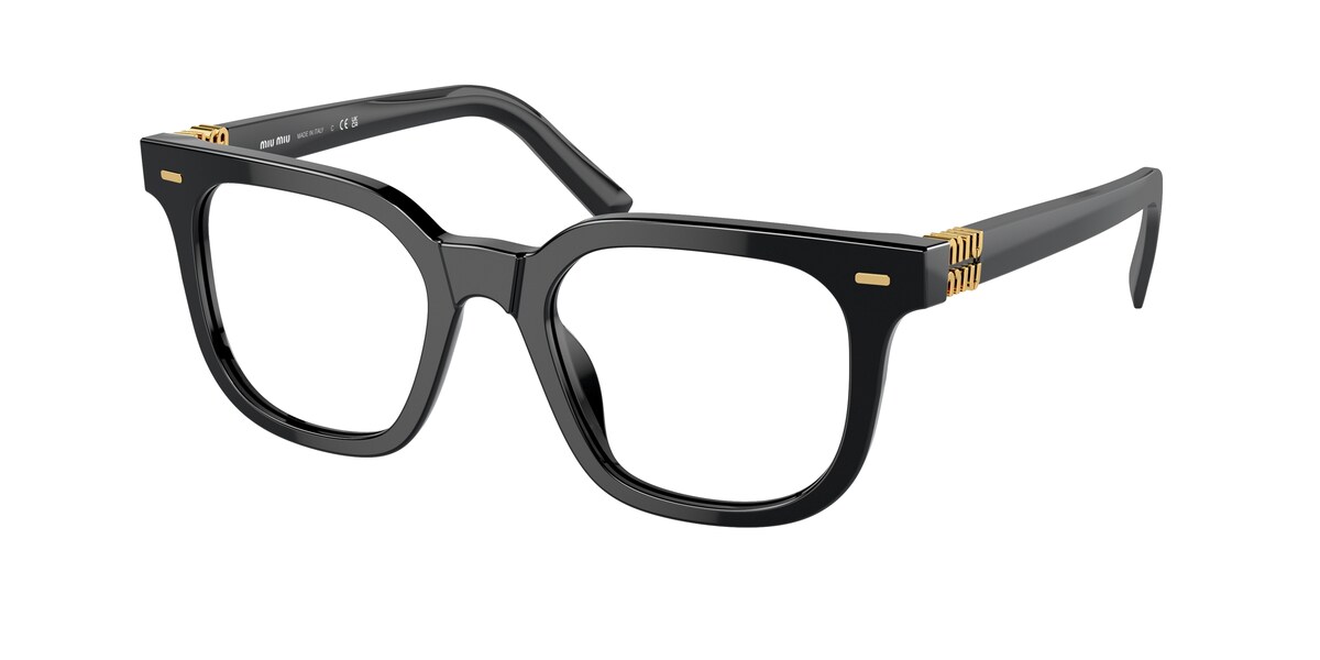 กรอบแว่นสายตา MIU MIU MU06XVF สีดำ (16K1O1) ที่ร้านแว่น GIFTGREATS