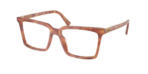 กรอบแว่นสายตา MIU MIU MU08XVF สีลายเต่า (4BW1O1) ที่ร้านแว่น GIFTGREATS