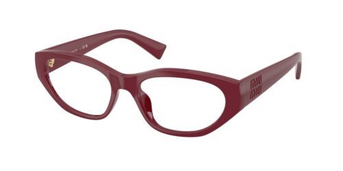 กรอบแว่นสายตา MIU MIU MU08ZVU สีบอร์โด (25R1O1) ที่ร้านแว่น GIFTGREATS