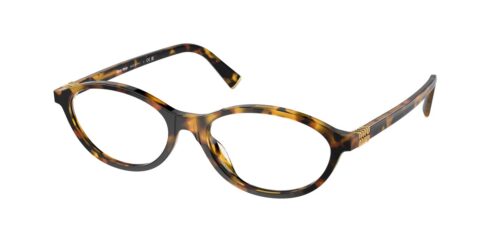 กรอบแว่นสายตา MIU MIU MU09XVF สีสีน้ำผึ้งฮาวาน่า (VAU1O1) ที่ร้านแว่น GIFTGREATS