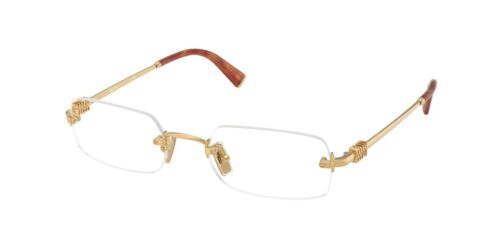 กรอบแว่นสายตา MIU MIU MU50YV สีทอง (5AK1O1) ที่ร้านแว่น GIFTGREATS