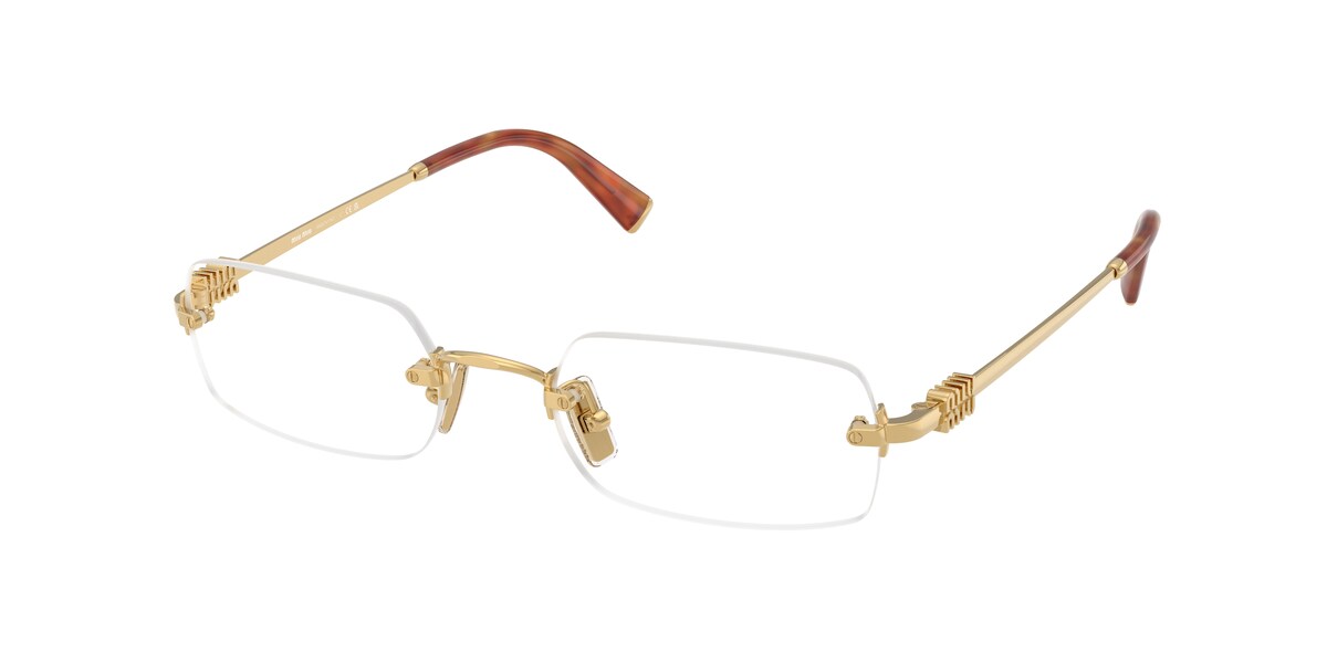 กรอบแว่นสายตา MIU MIU MU50YV สีทอง (5AK1O1) ที่ร้านแว่น GIFTGREATS