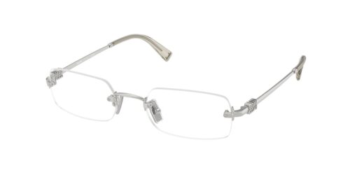 กรอบแว่นสายตา MIU MIU MU50YV สีเงิน (1BC1O1) ที่ร้านแว่น GIFTGREATS
