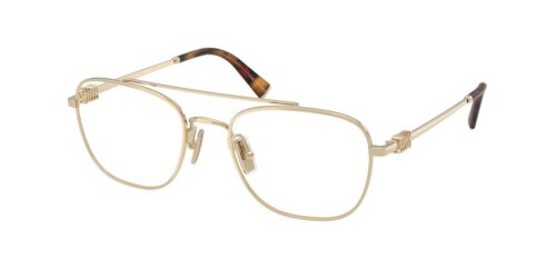 กรอบแว่นสายตา MIU MIU MU51WV สีทอง (ZVN1O1) ที่ร้านแว่น GIFTGREATS