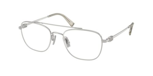 กรอบแว่นสายตา MIU MIU MU51WV สีเงิน (1BC1O1) ที่ร้านแว่น GIFTGREATS
