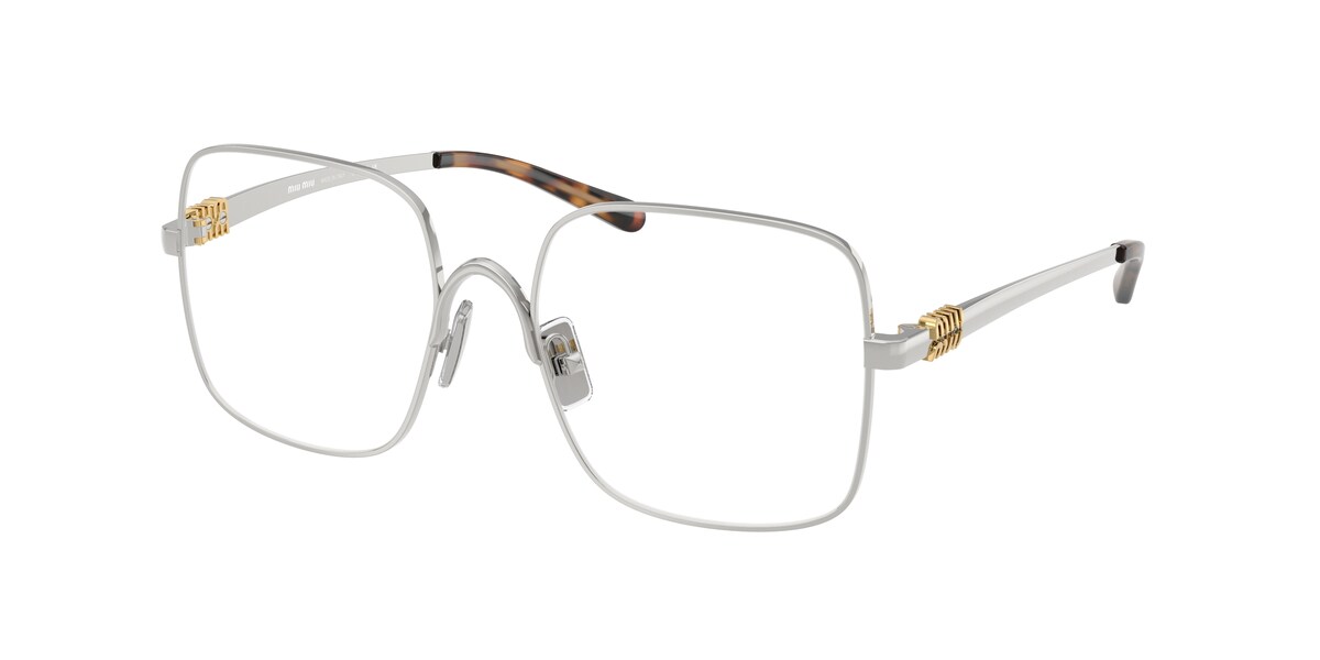 กรอบแว่นสายตา MIU MIU MU51YV สีเงิน (1BC1O1) ที่ร้านแว่น GIFTGREATS