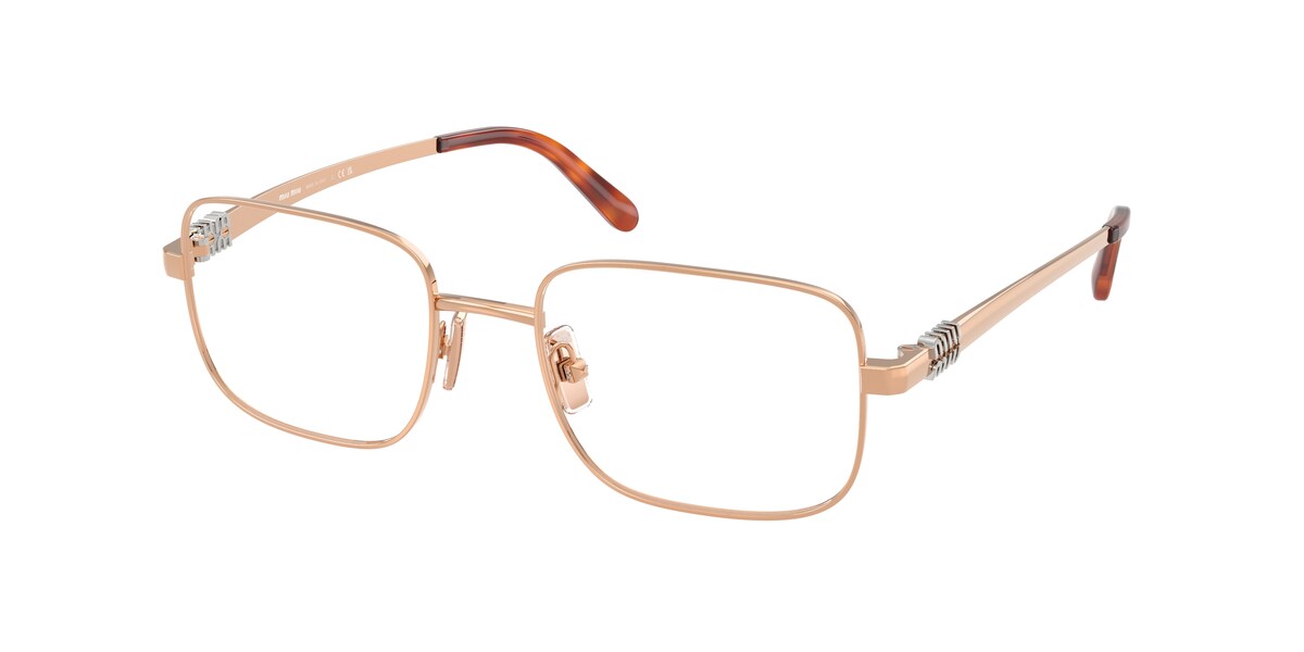 กรอบแว่นสายตา MIU MIU MU51ZV สีชมพูทอง (ZVF1O1) ที่ร้านแว่น GIFTGREATS