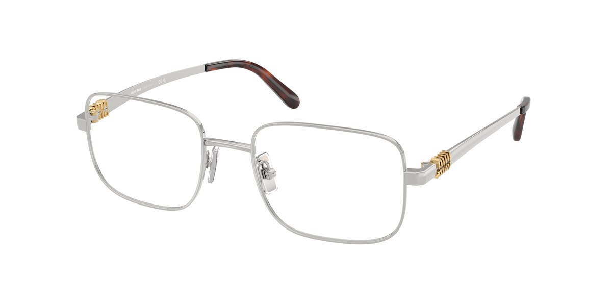 กรอบแว่นสายตา MIU MIU MU51ZV สีเงิน (1BC1O1) ที่ร้านแว่น GIFTGREATS