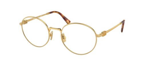 กรอบแว่นสายตา MIU MIU MU52XV สีทอง (5AK1O1) ที่ร้านแว่น GIFTGREATS