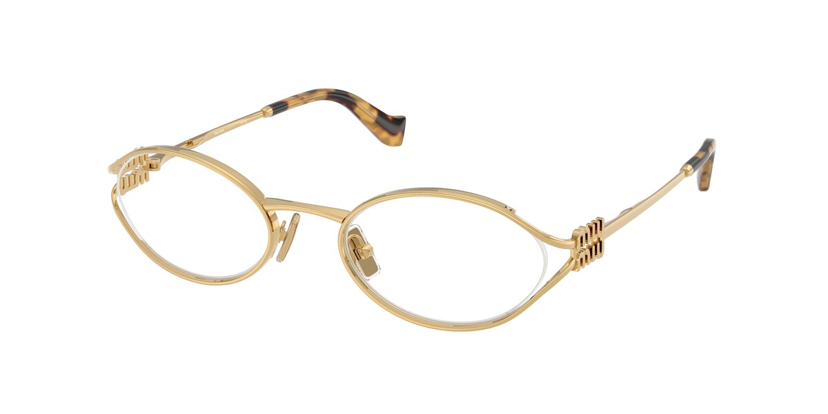 กรอบแว่นสายตา MIU MIU MU53ZV สีทอง (5AK1O1) ที่ร้านแว่น GIFTGREATS