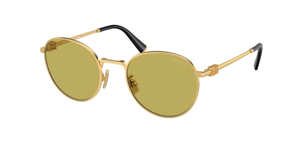 กรอบแว่นสายตา MIU MIU MU55ZS สีทอง (5AK07O) ที่ร้านแว่น GIFTGREATS
