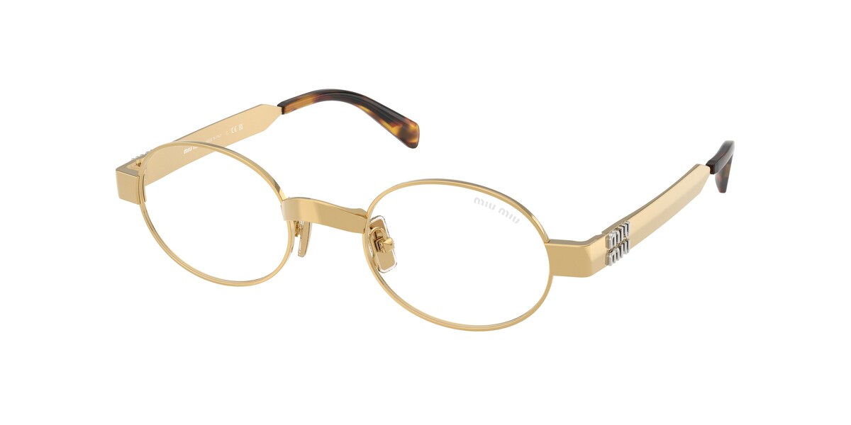 กรอบแว่นสายตา MIU MIU MUB51S สีทอง (5AK10W) ที่ร้านแว่น GIFTGREATS