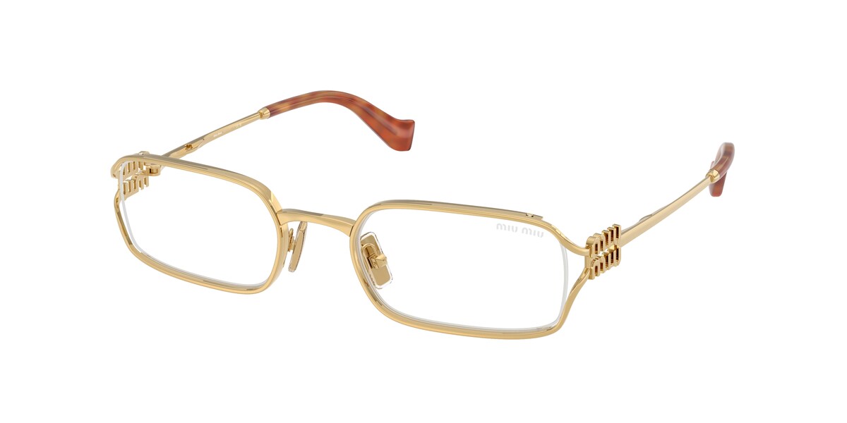 กรอบแว่นสายตา MIU MIU MUC50S สีทอง (5AK10W) ที่ร้านแว่น GIFTGREATS