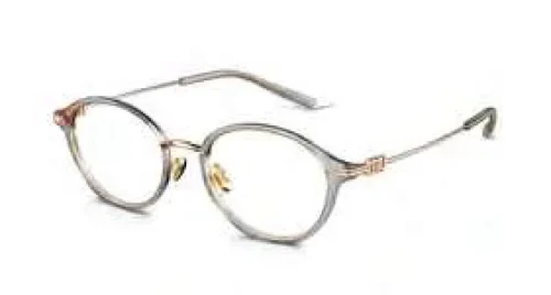 กรอบแว่นสายตา MOLSION Whitney MA6076 สีโรสโกลด์ตัดเทาใส ขาโรสโกลด์ ที่ GIFTGREATS