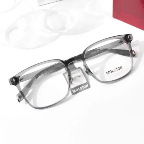 แว่นสายตา MOLSION MJ5167 สี Transparent Grey (B16) มุมเฉียง