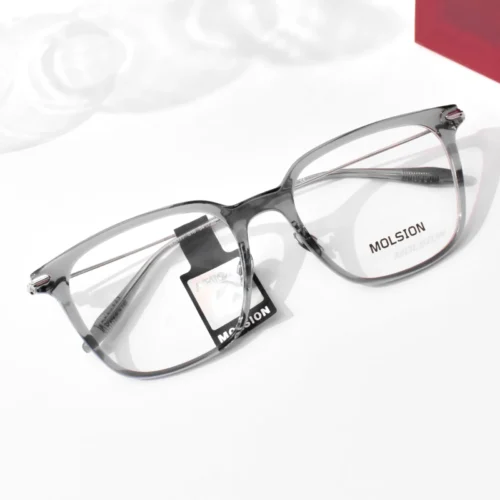 แว่นสายตา MOLSION MJ5177 สี Transparent Grey (B16) มุมเฉียง