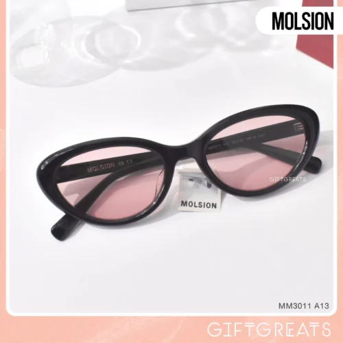 แว่นกันแดด MOLSION MM3011 สี Shiny Black/Pink (A13)