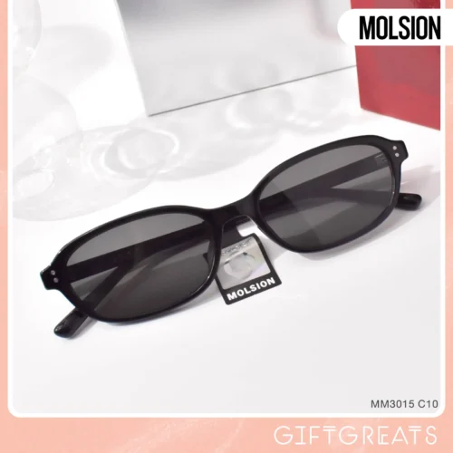 แว่นกันแดด MOLSION MM3015 สี Shiny Black/Grey (C10) เลนส์โพลาไรซ์