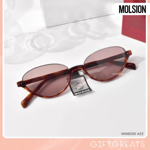 แว่นกันแดด MOLSION MM6000 สี Tortoiseshell/Coffee (A22)
