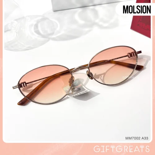 แว่นกันแดด MOLSION MM7002 สี Rose Gold/Tawny (A33)