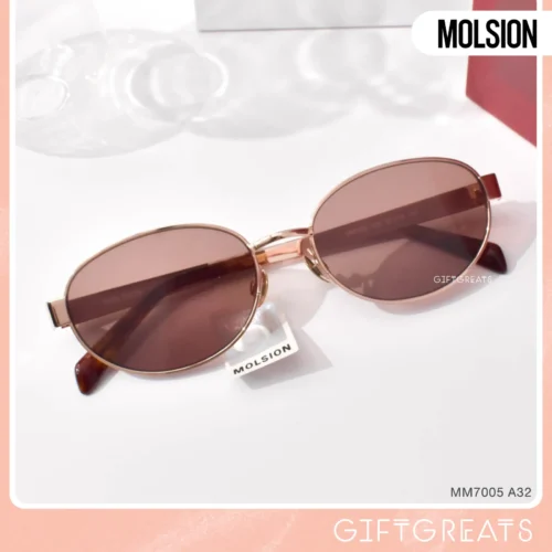 แว่นกันแดด MOLSION MM7005 สี Rose Gold/Brown (A32)