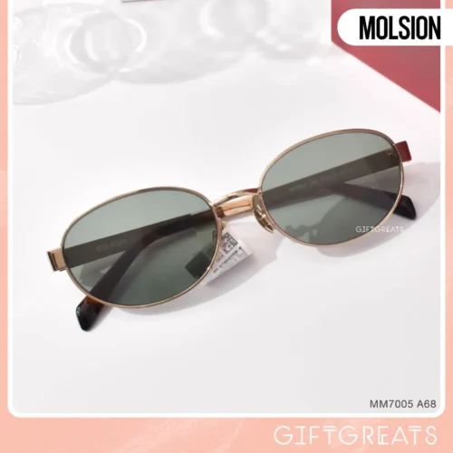 แว่นกันแดด MOLSION MM7005 สี Gold/Green (A68)