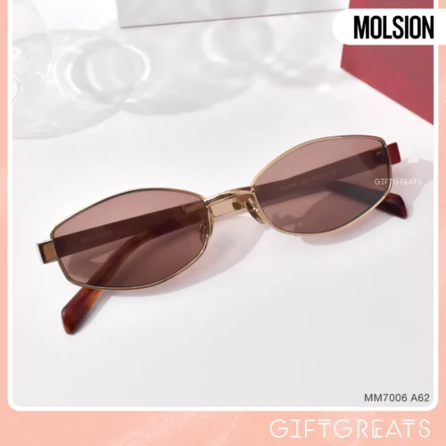แว่นกันแดด MOLSION MM7006 สี Wheat Gold/Brown (A62)