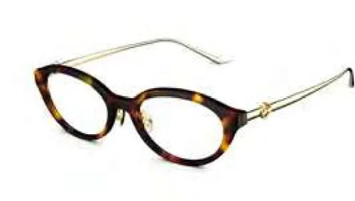 กรอบแว่นสายตา MOLSION Courtney MO3005 สีลายกระ ขาทองวีตโกลด์อ่อน ที่ GIFTGREATS