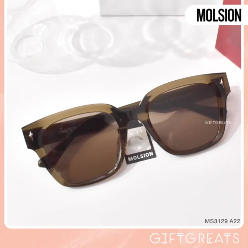 แว่นกันแดด MOLSION MS3129 สี Transparent Olive (A22)